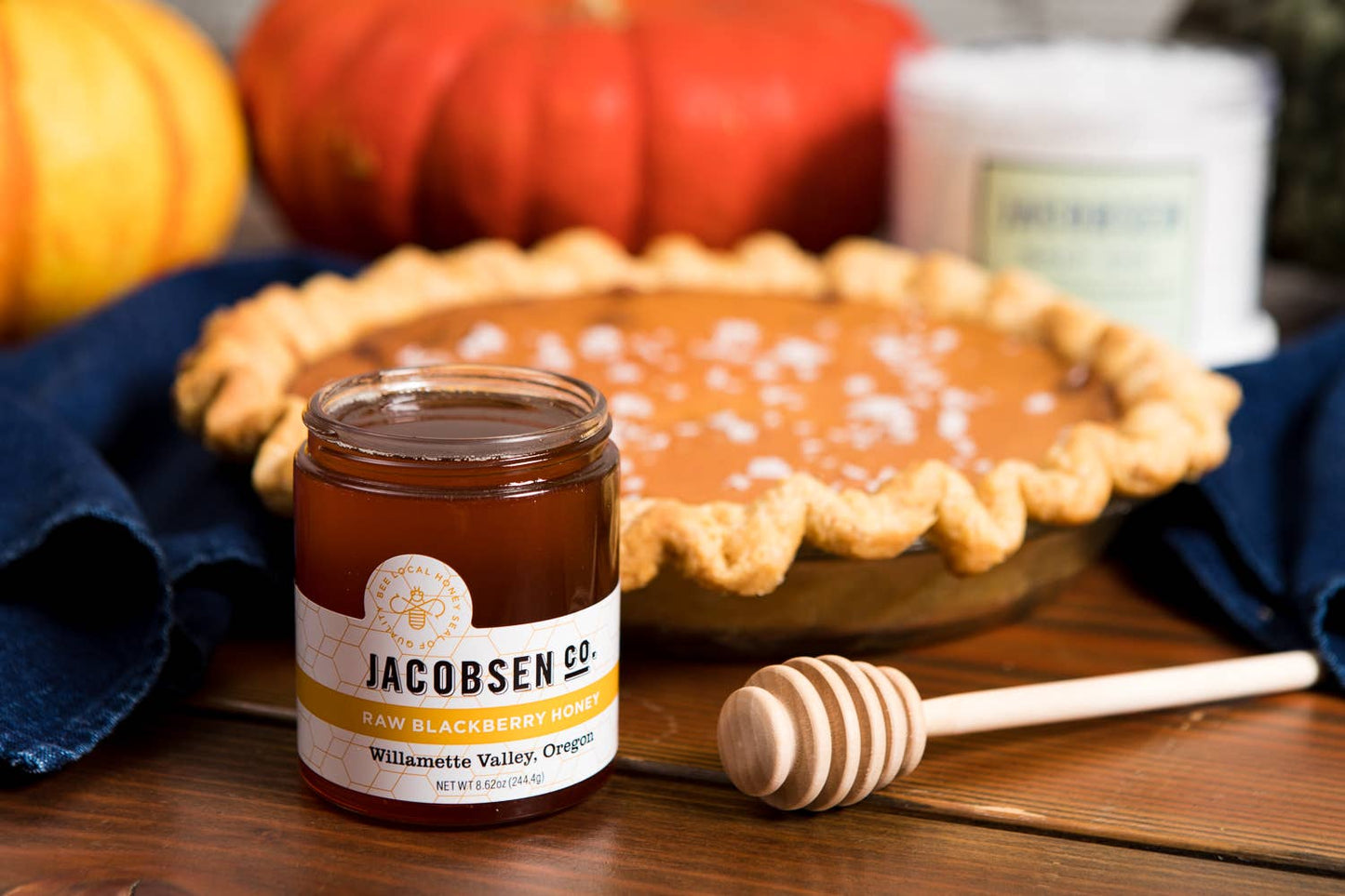 Jacobsen Co. Raw Blackberry Honey - Single Origin Honey