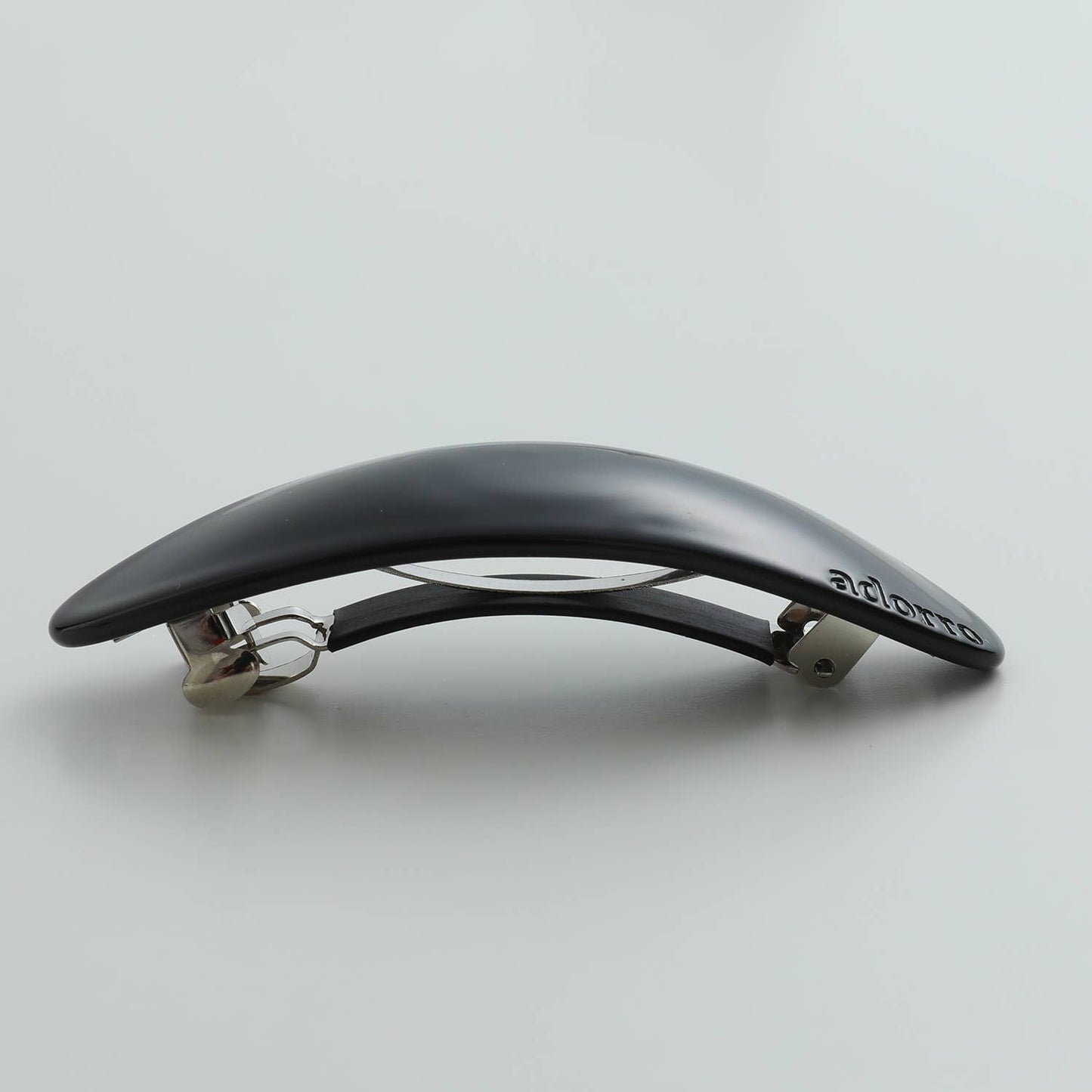 Adorro Charlotte | Classic Curved Thick French Barrette : Assorted