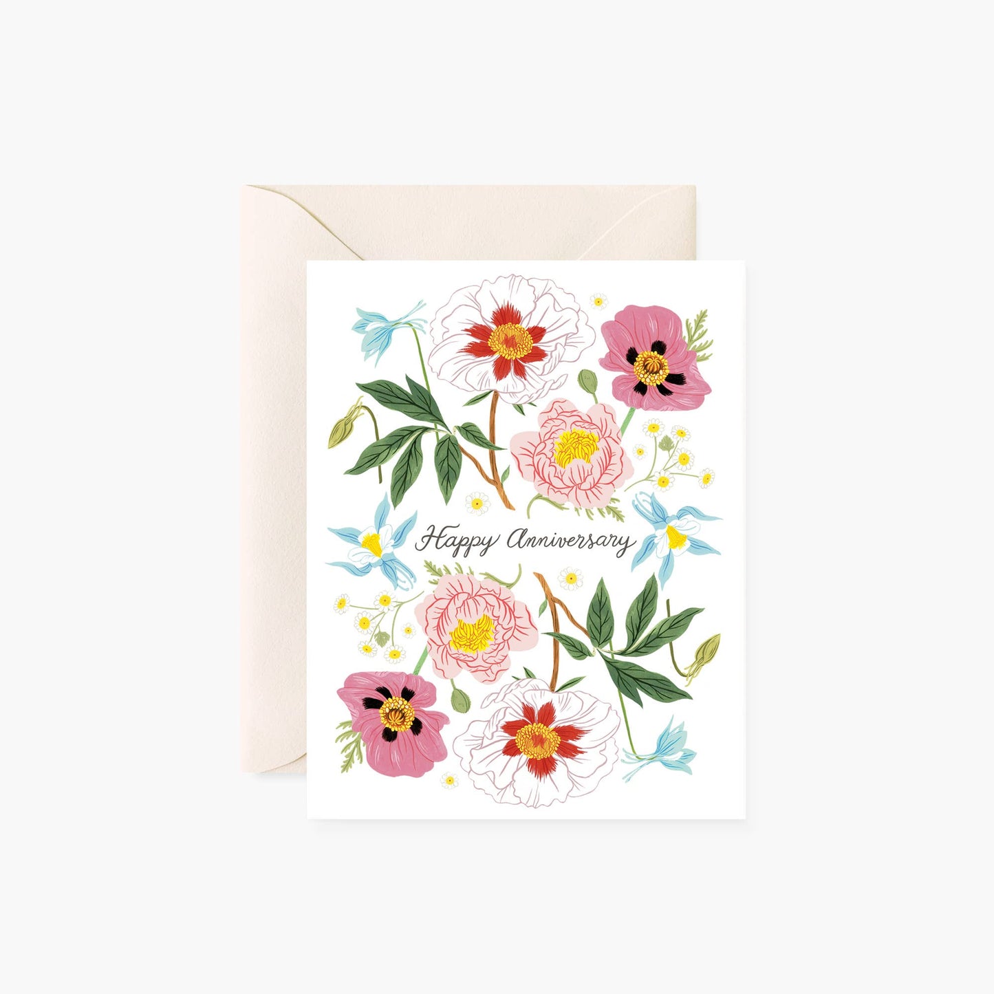 Botanica Paper Co. Happy Anniversary Floral Card