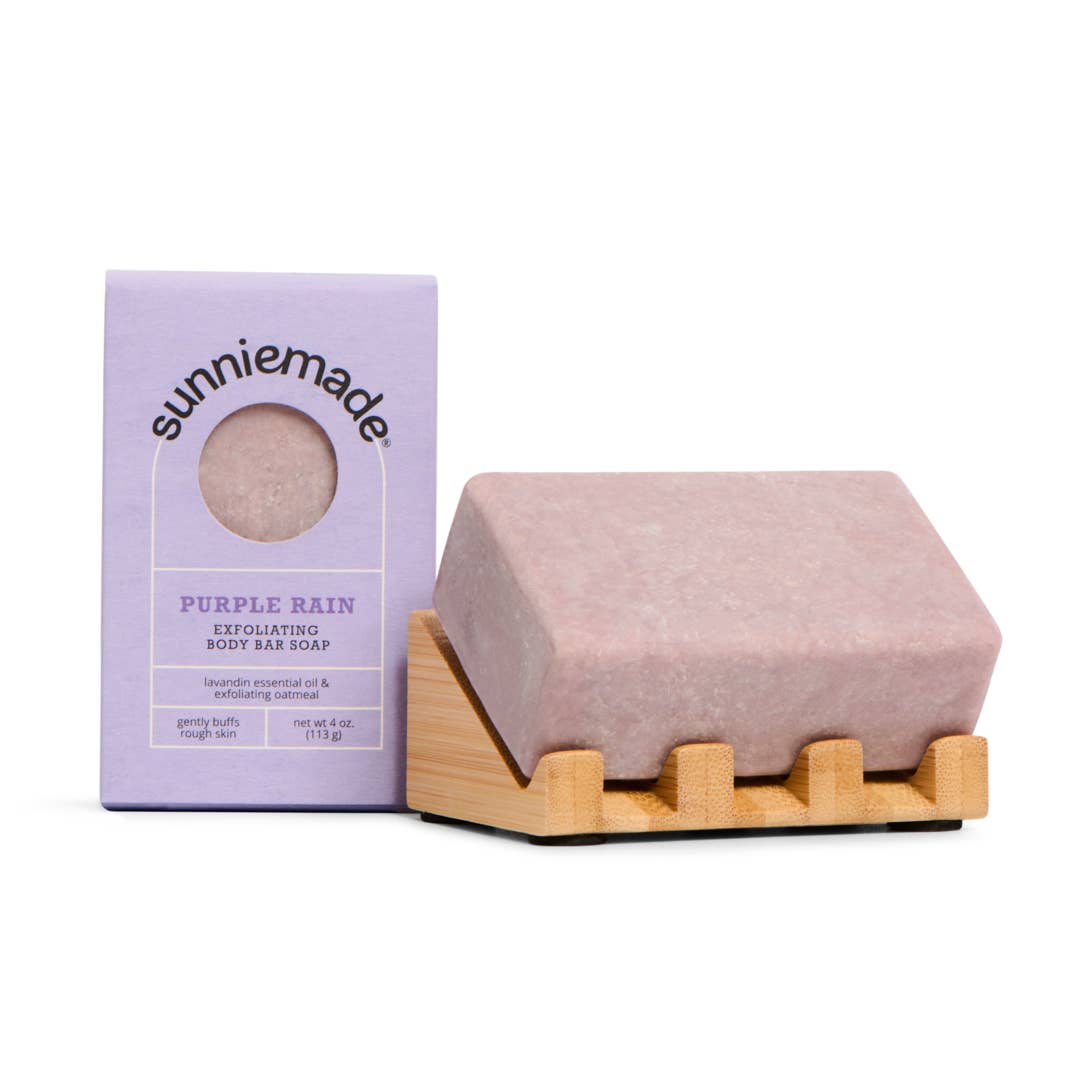Sunniemade Purple Rain Exfoliating Body Bar Soap