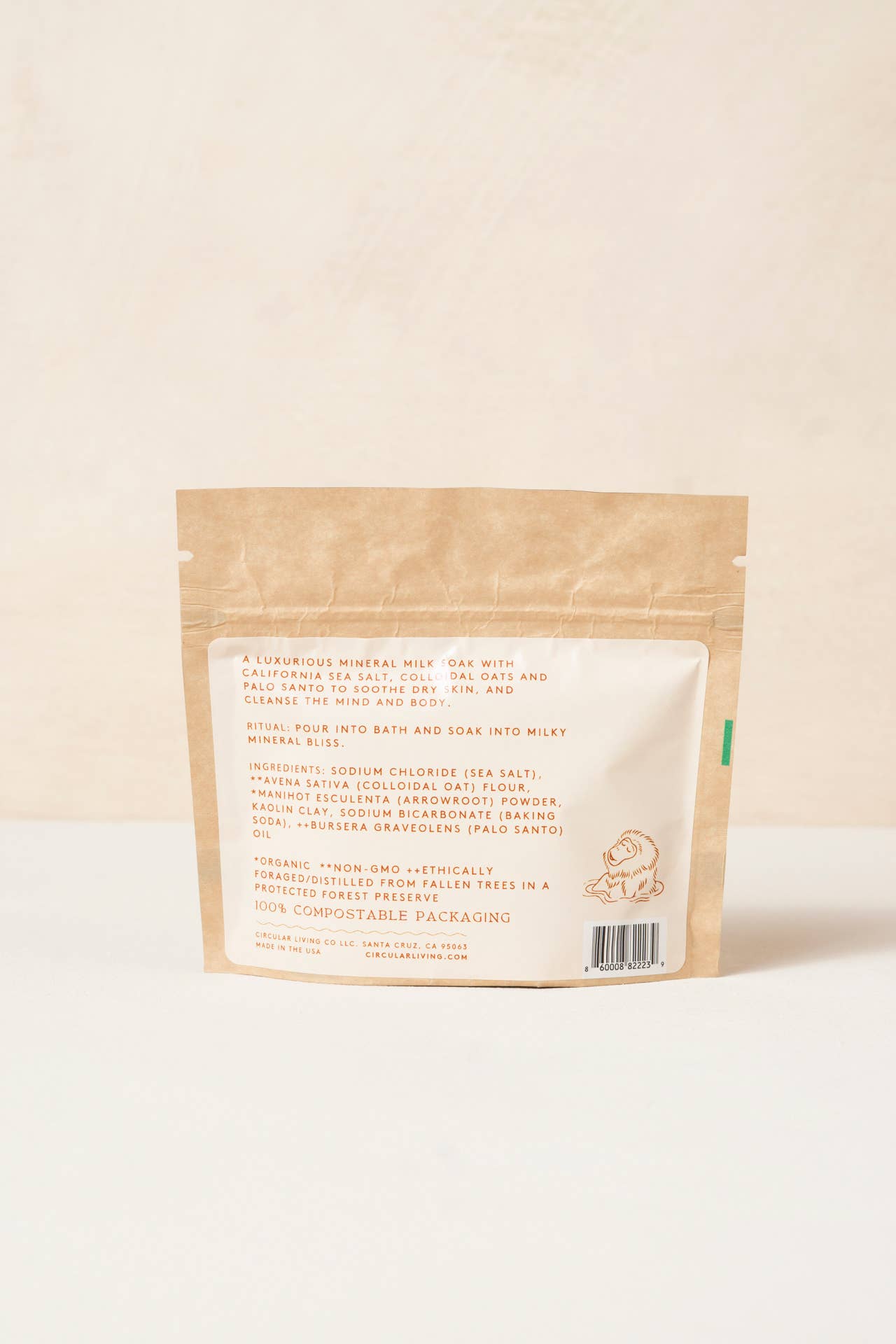 Circular Living Mineral Milk Soak Sachet, Palo Santo