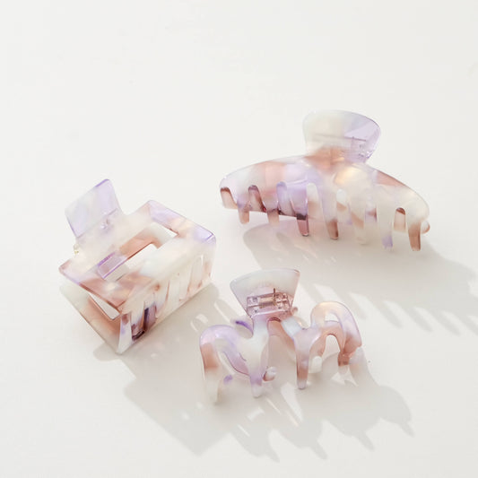 Lilac Cloud S/M - Assorted Claw Clips: Assorted