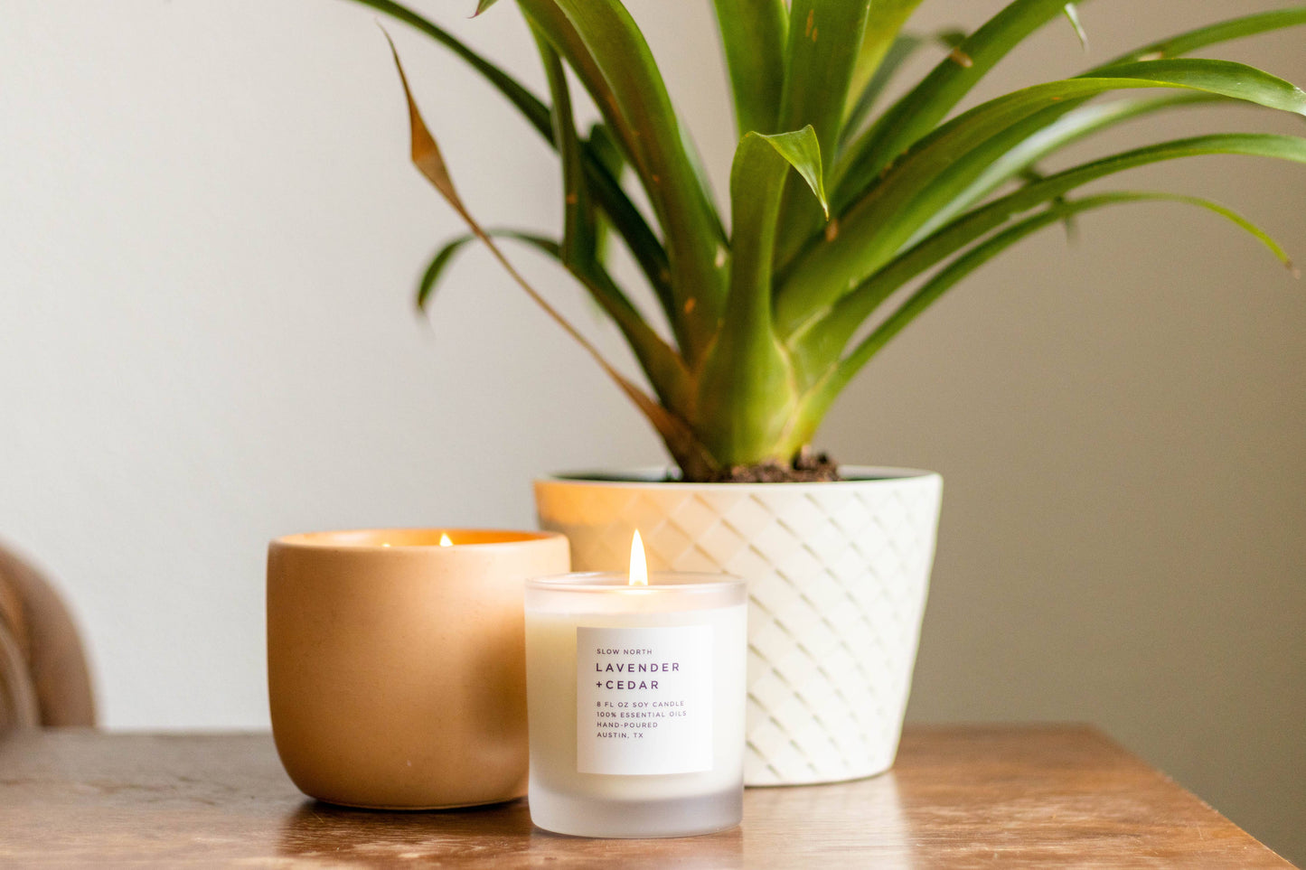 Slow North Lavender + Cedar - Non-Toxic Candle, Essential Oils, Holiday Favorite