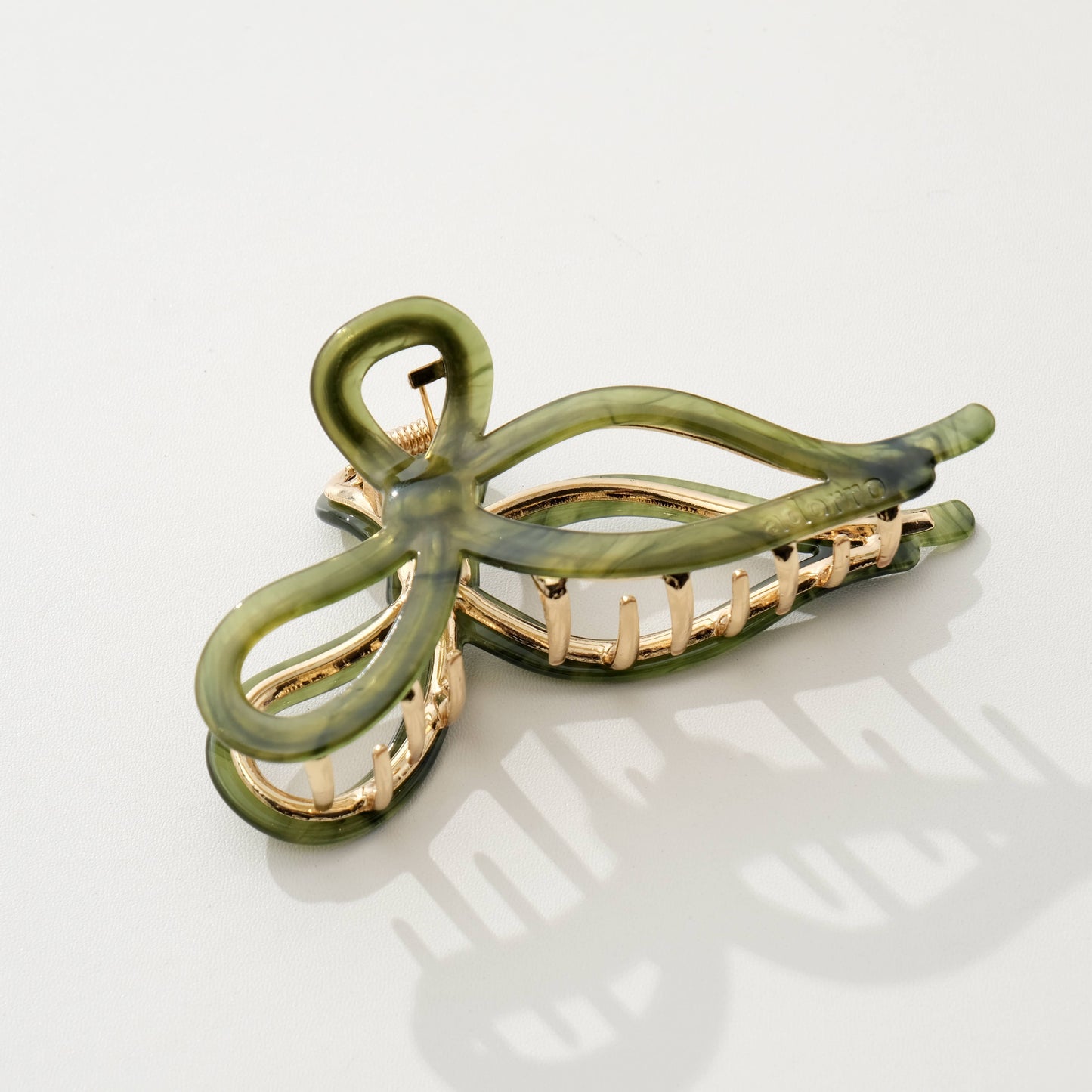 Sabrina Garden Ribbon Metal Bow Claw Clip - Large: Assorted