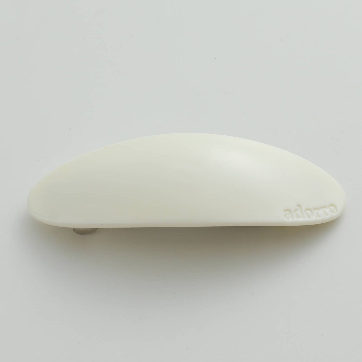 Adorro Charlotte | Classic Curved Thick French Barrette : Assorted