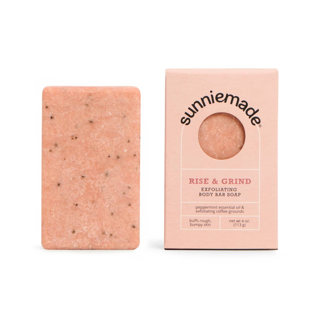 Sunniemade Rise & Grind Exfoliating Body Bar Soap