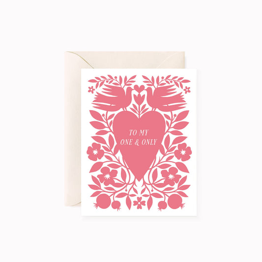 To My One and Only Card