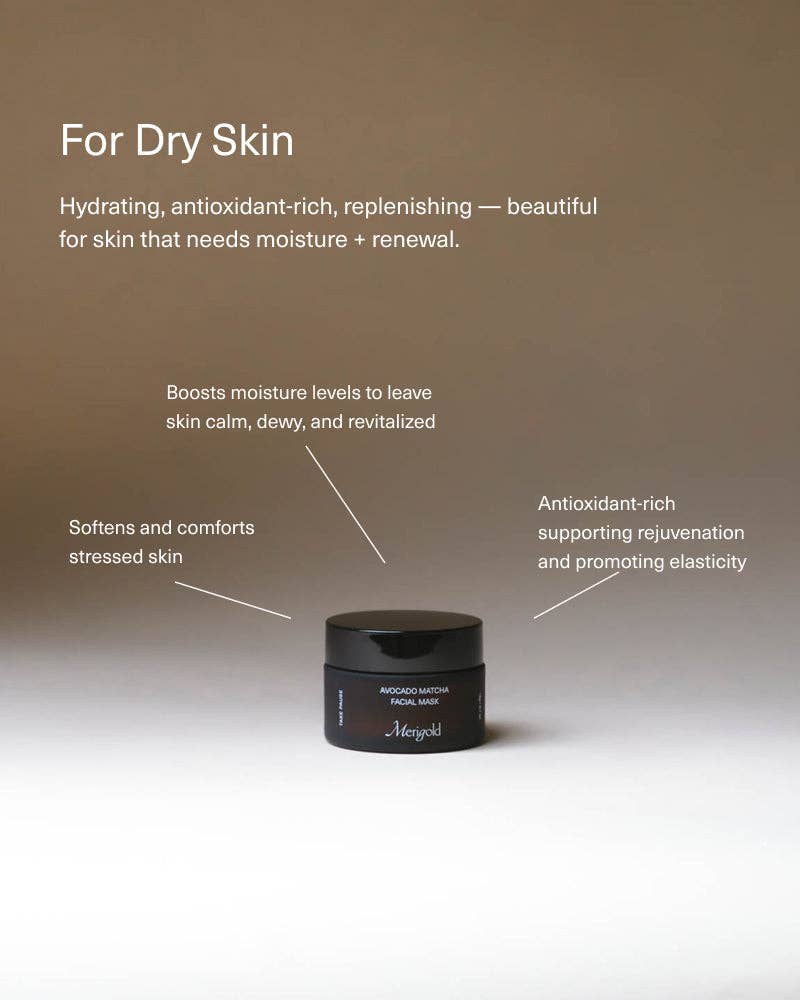 Merigold Avocado Matcha Mask