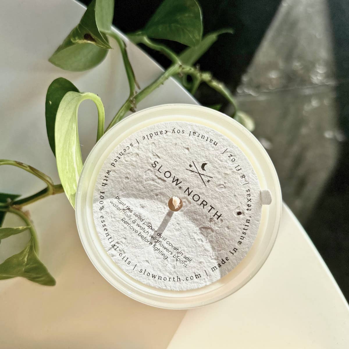 Slow North Rosemary + Lemon - Non-Toxic Candle, Essential Oil