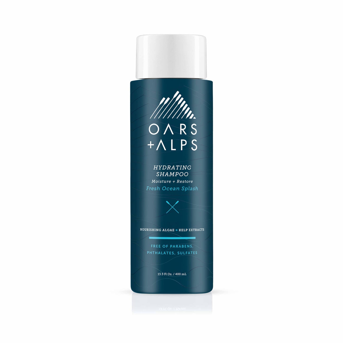 Oars + Alps Hydrating Men's Shampoo: Sulfate Free, with Kelp & Algae