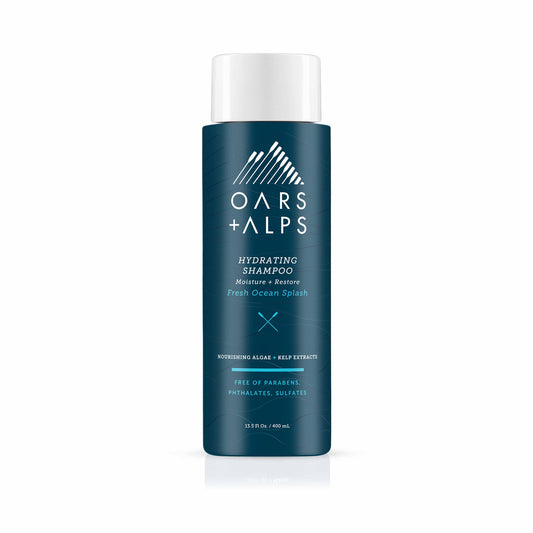 Oars + Alps Hydrating Men's Shampoo: Sulfate Free, with Kelp & Algae