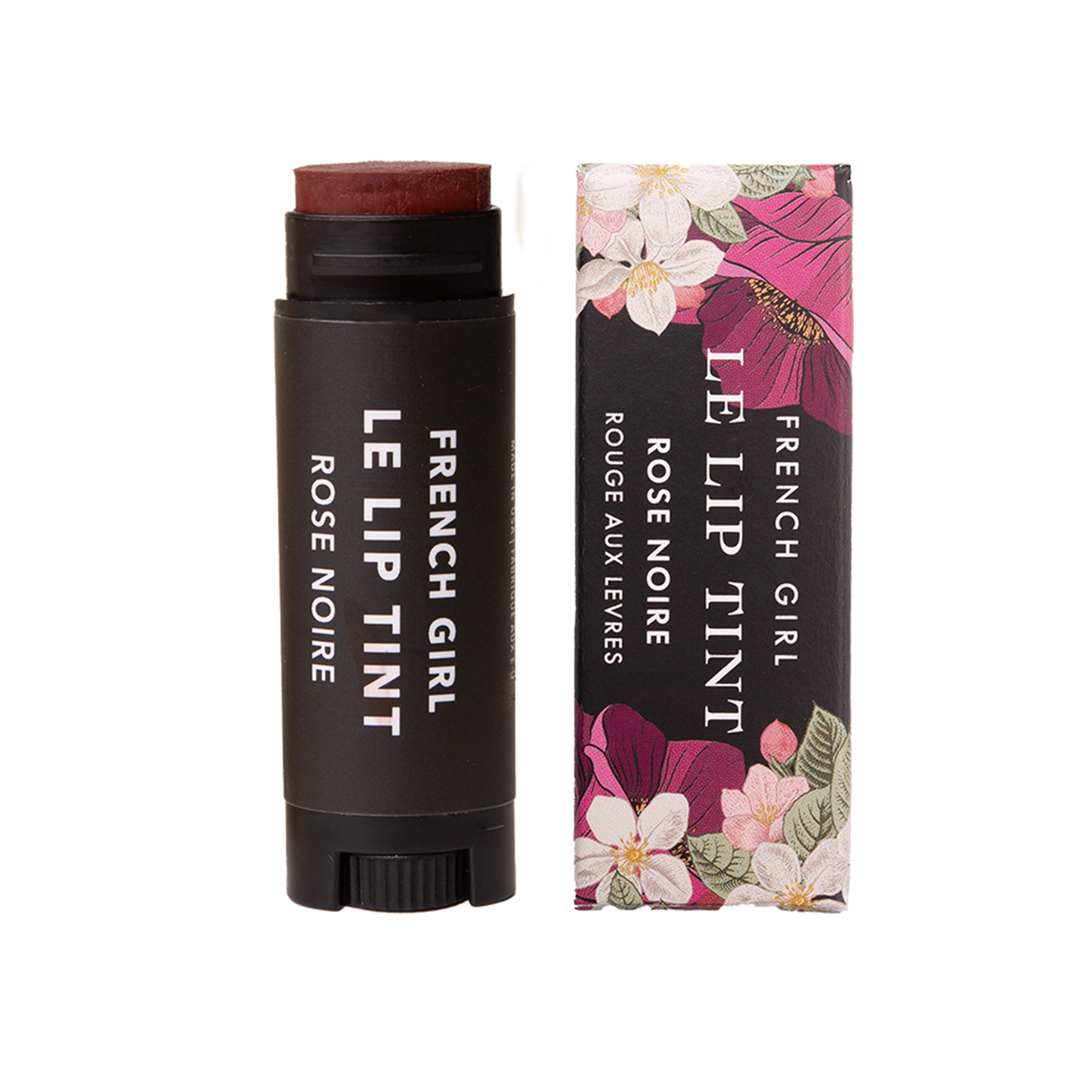 French Girl Tinted Lip Balm |  Rose Noire | Organic, Vegan, Hydrating