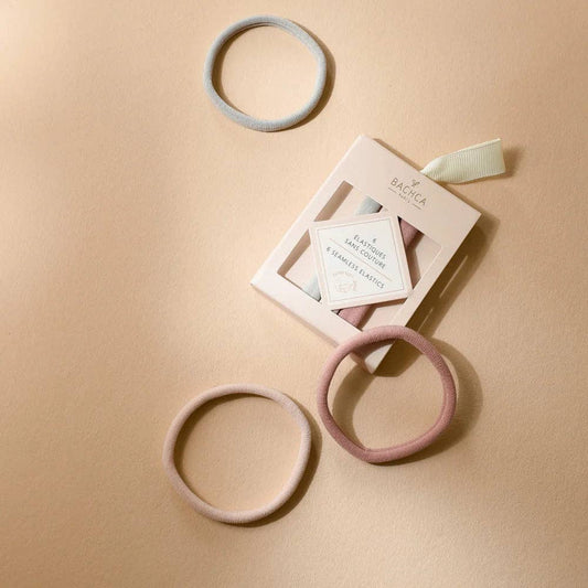 Bachca Gentle Seamless Hair Ties: Pastel