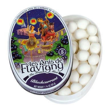 Les Anis de Flavigny Blackcurrant Flavored Mints 1.8oz
