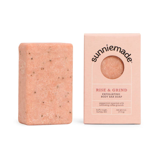 Sunniemade Rise & Grind Exfoliating Body Bar Soap