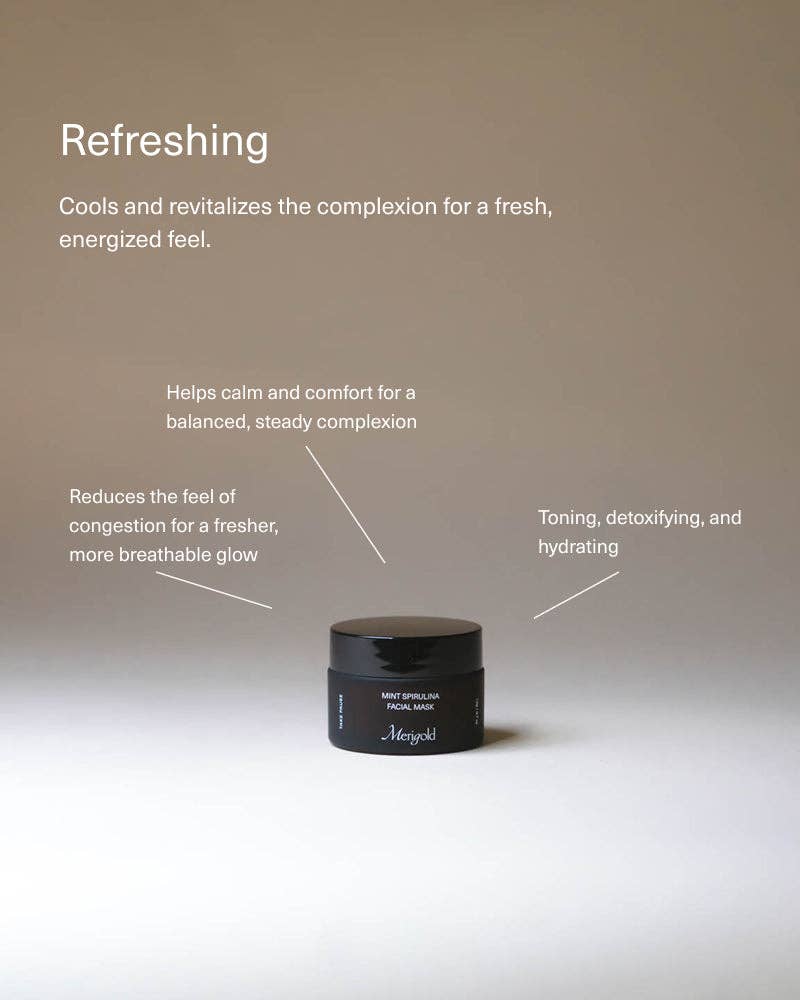 Merigold Mint Spirulina Mask