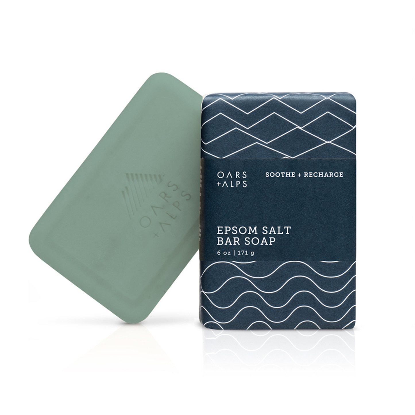 Oars + Alps Epsom Salt Men's Bar Soap, Post Gym Recovery