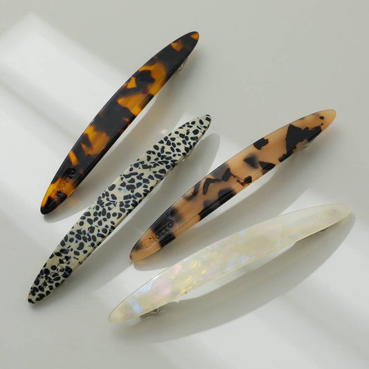 Adorro Aimee Core | Oblong Oval French Barrette Hair Clip