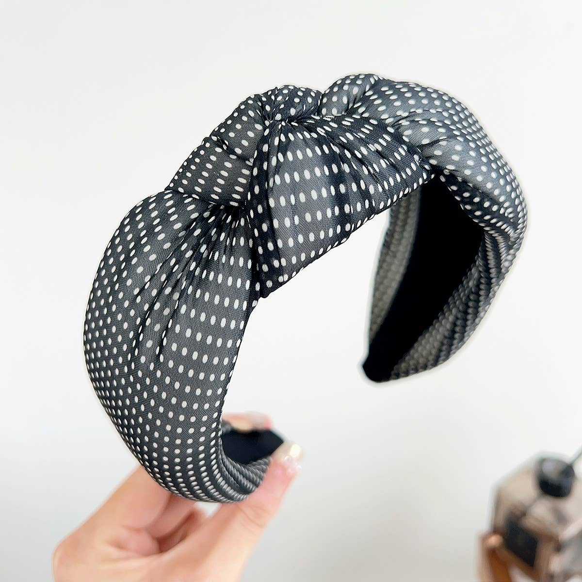 Polka Dot Padded Headband: Assorted