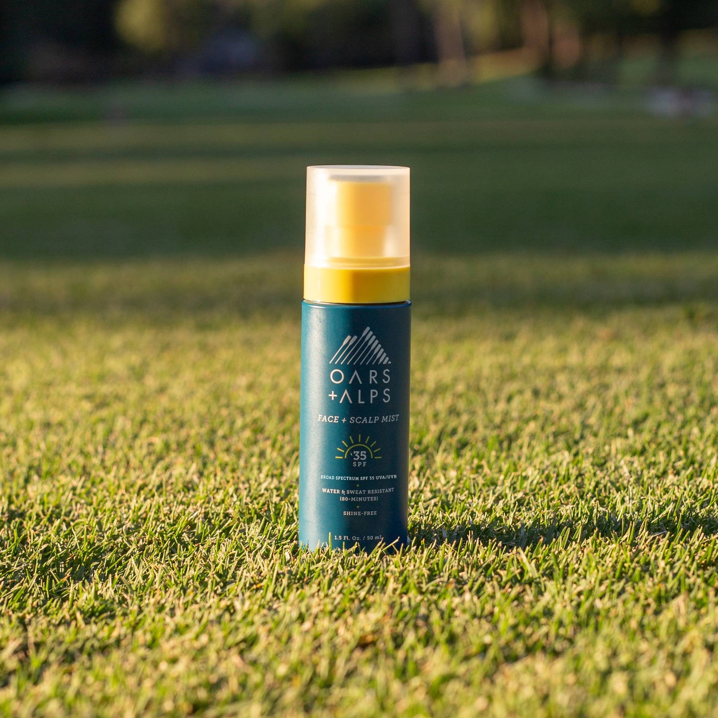 Oars + Alps Men's Face + Scalp Mist Lightweight Sunscreen with SPF 35