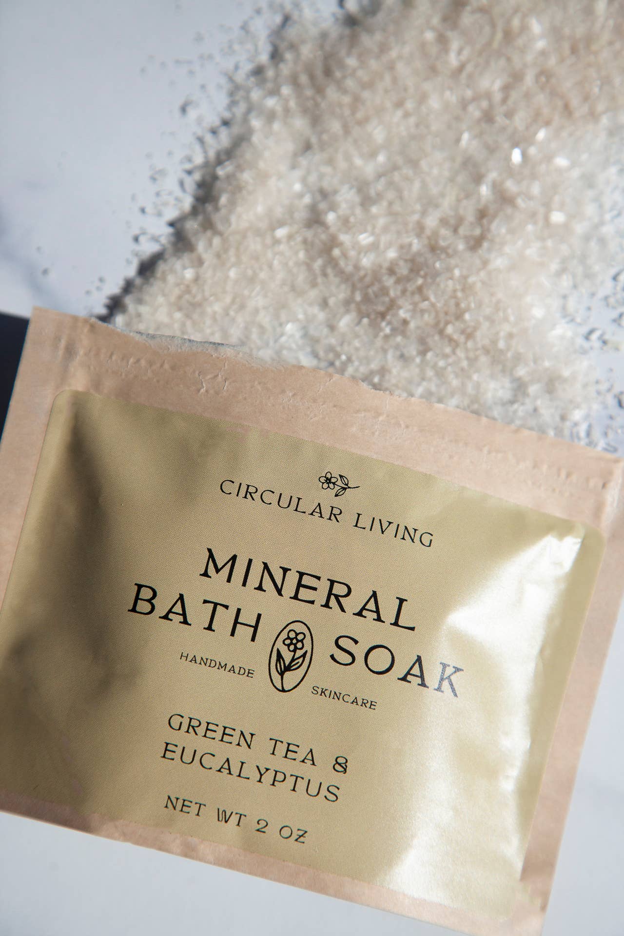 Circular Living Mineral Bath Soak Sachet, Green Tea & Eucalyptus