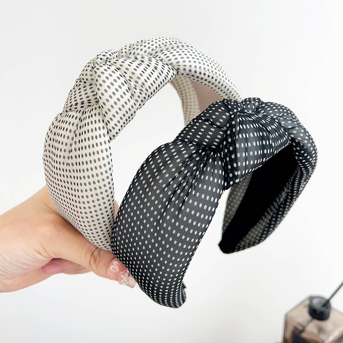 Polka Dot Padded Headband: Assorted