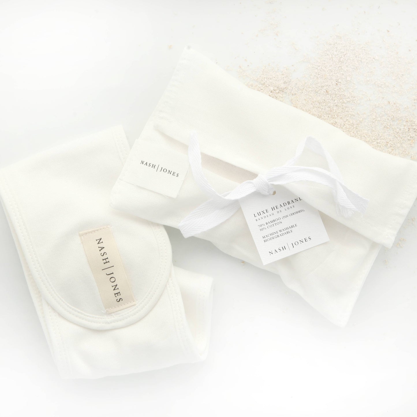 Nash + Jones Bamboo Luxe Spa Headband: Luxe Headband in a triple thick paper box