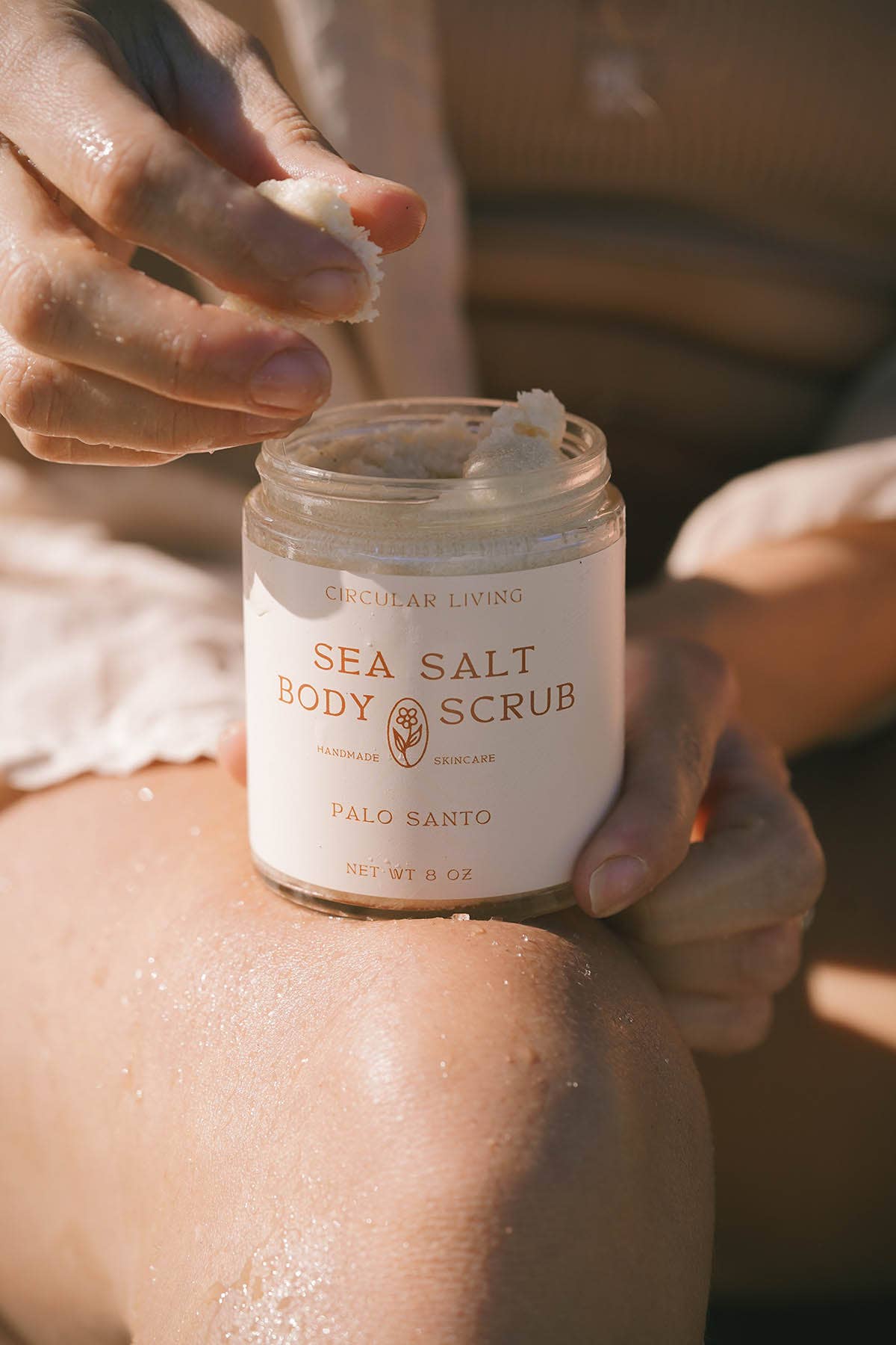 Circular Living Sea Salt Body Scrub, Palo Santo