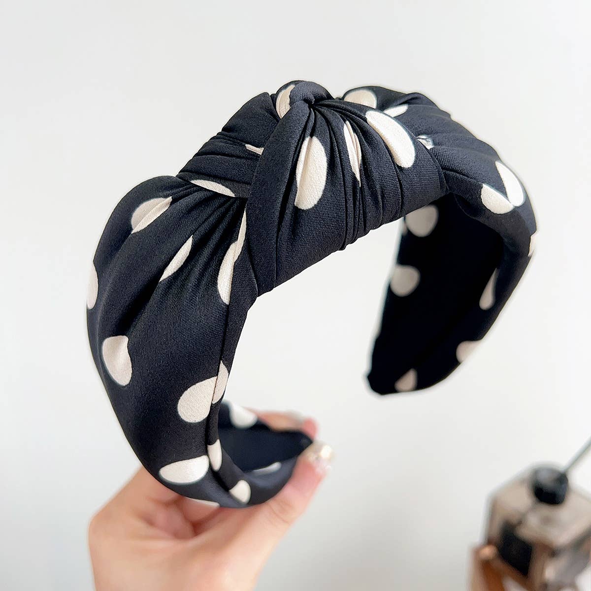 Polka Dot Padded Headband: Assorted