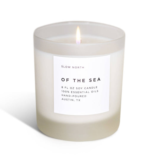 Slow North Of The Sea (Lavender, Eucalyptus, Peppermint) - Non-Toxic Candle