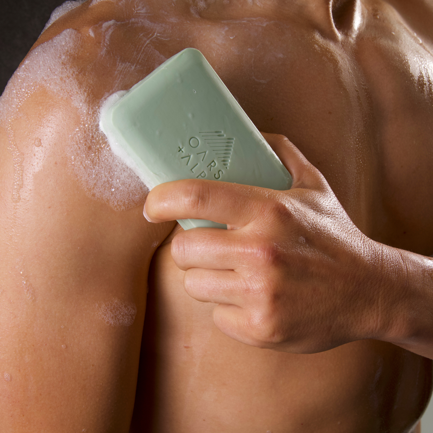 Oars + Alps Epsom Salt Men's Bar Soap, Post Gym Recovery