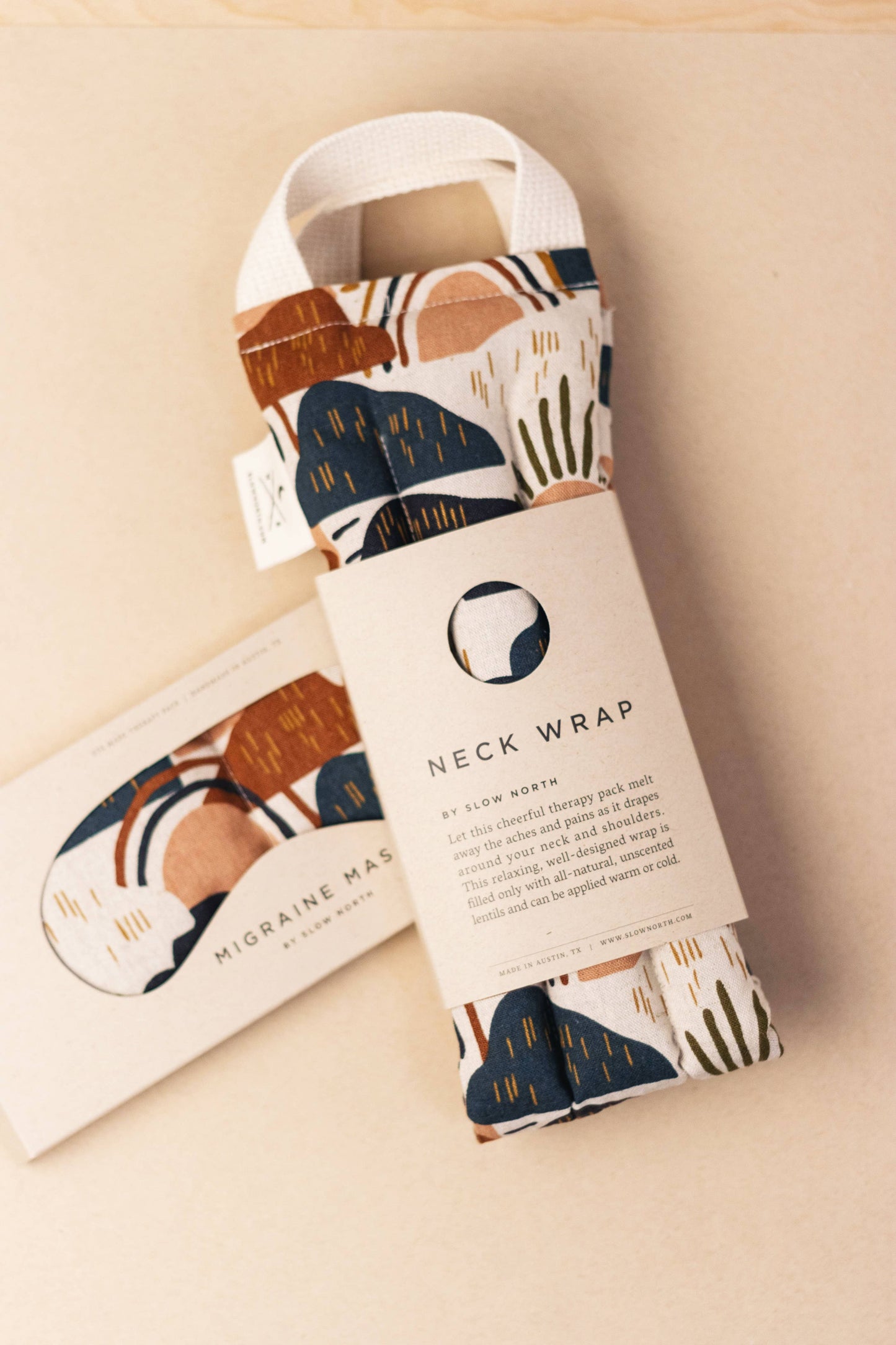 Eye Mask  - Rainbow Hill | Spa Eye Pillow, Weighted