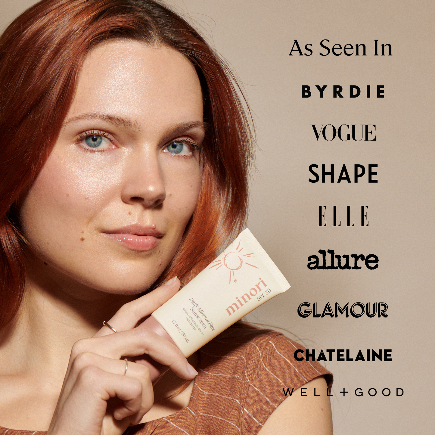 Minori Daily Mineral Face Sunscreen — SPF 30