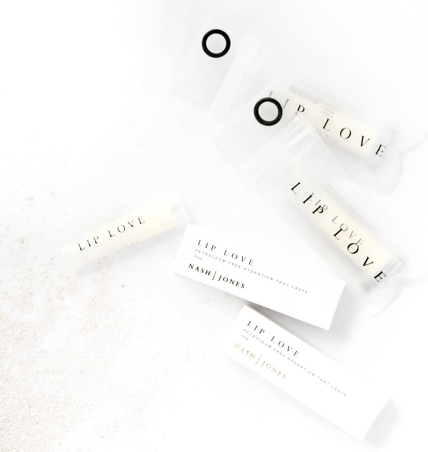 Nash + Jones Lip Love: Clean Ingredient Lip Balm: Keychain Bag