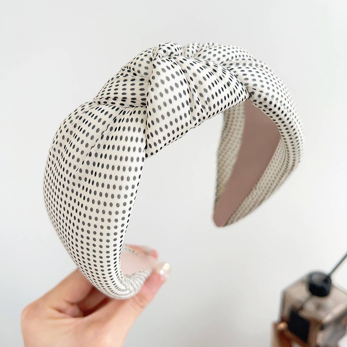 Polka Dot Padded Headband: Assorted