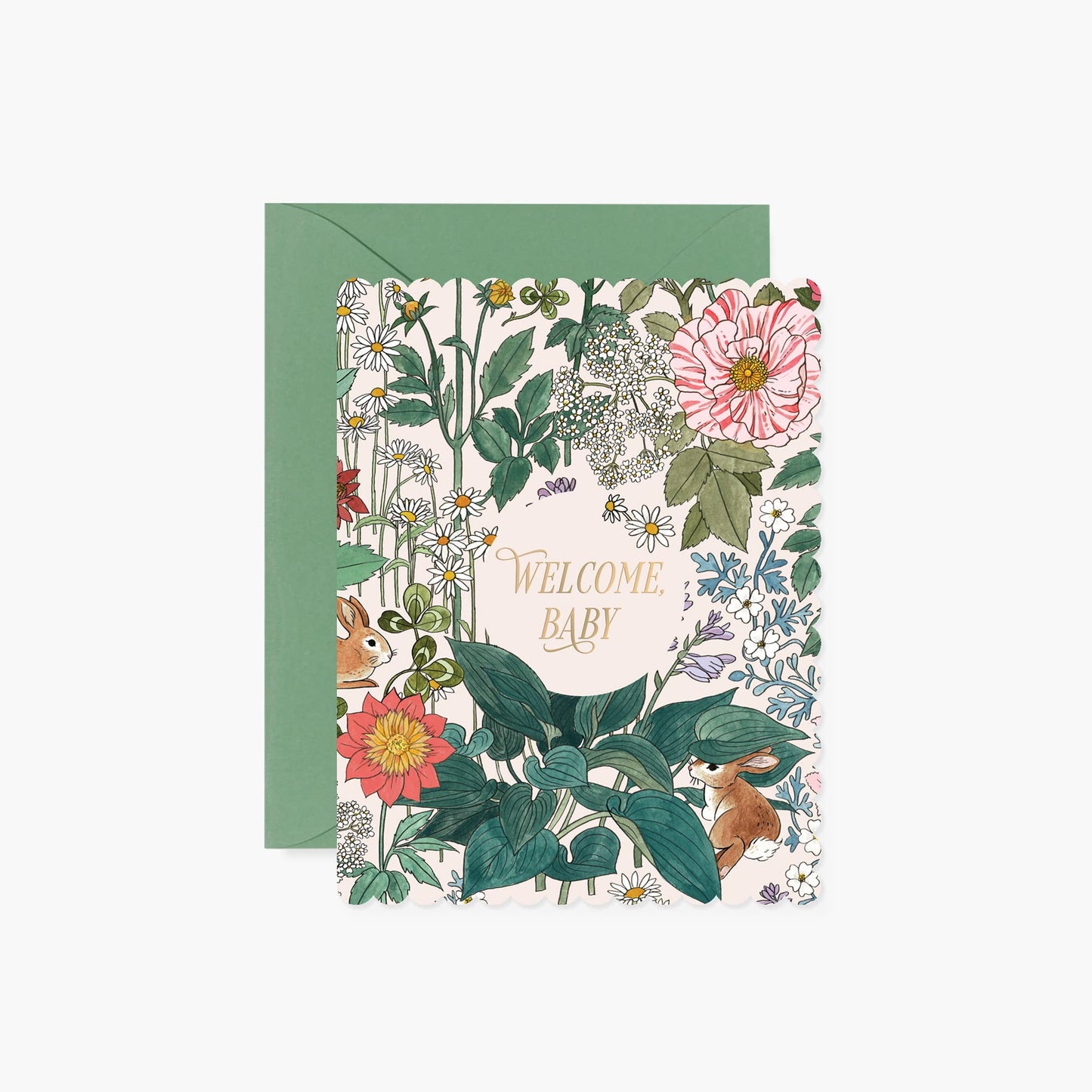 Botanica Paper Co. Welcome Baby Card