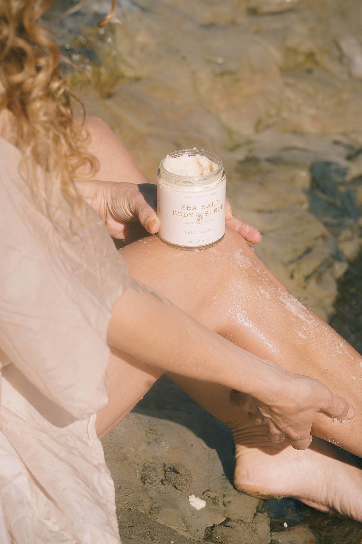 Circular Living Sea Salt Body Scrub, Palo Santo