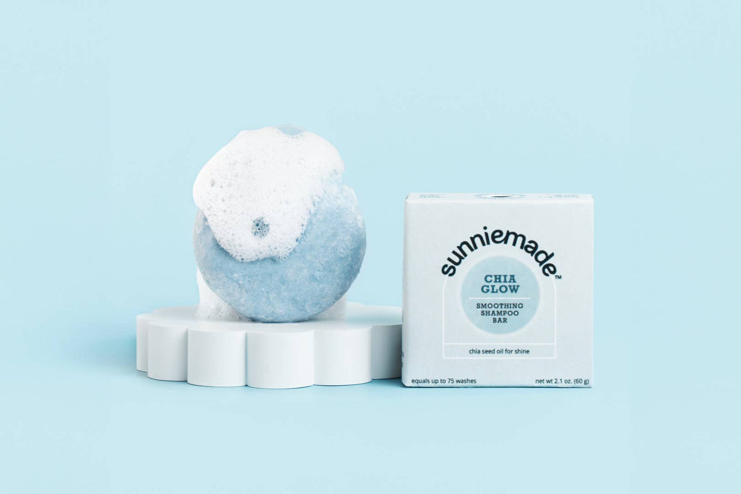 Sunniemade Chia Glow Smoothing Shampoo Bar