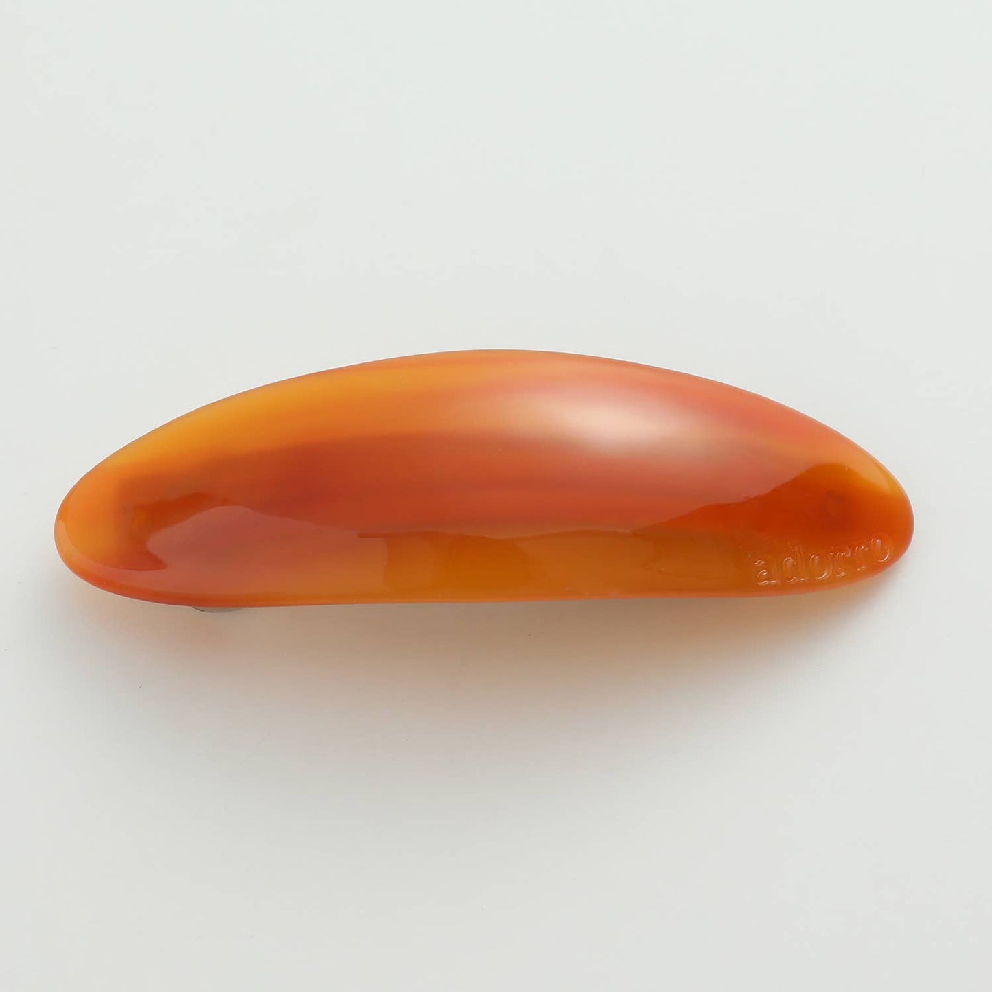 Adorro Charlotte | Classic Curved Thick French Barrette : Assorted