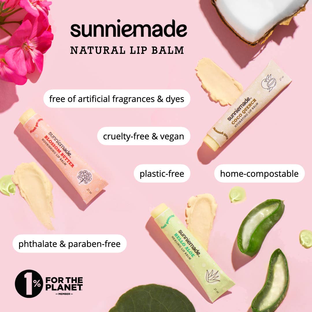 Sunniemade Hello Aloe Healing Lip Balm