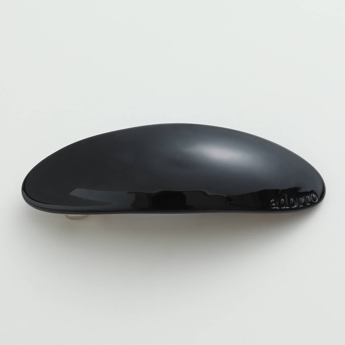 Adorro Charlotte | Classic Curved Thick French Barrette : Assorted