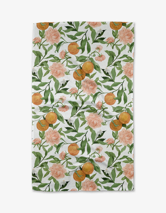 Geometry A Peony For Your Thoughts Tea Towel