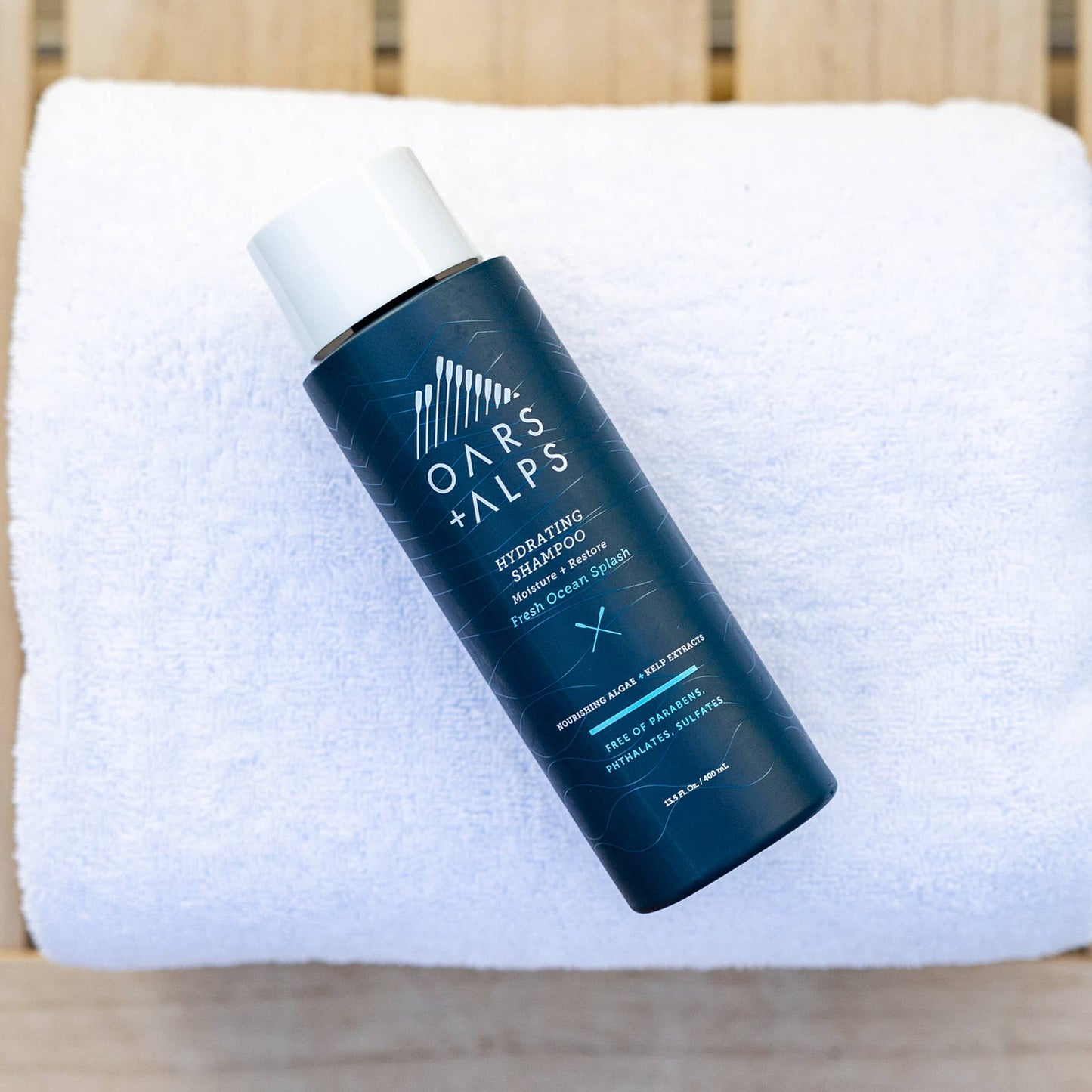 Oars + Alps Hydrating Men's Shampoo: Sulfate Free, with Kelp & Algae