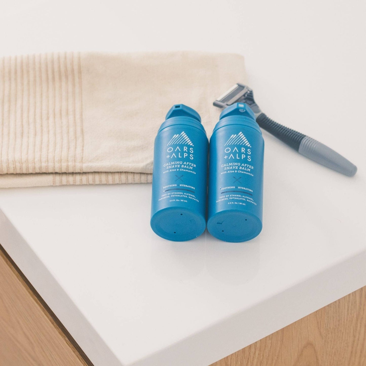 Oars + Alps Calming & Cooling Men's Aftershave Balm, Aloe, Chamomile