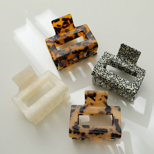 Simone Large Core Classic Square Claw Clip - Large: Assorted