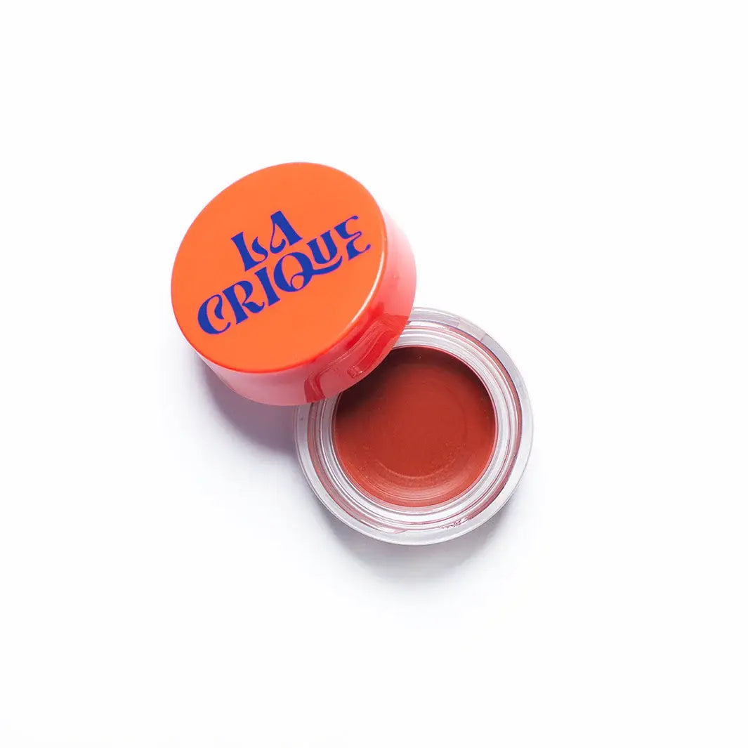 La Crique Tinted Lip Balm & Moisturizing Blush - 04 Brown Red- 0.17oz