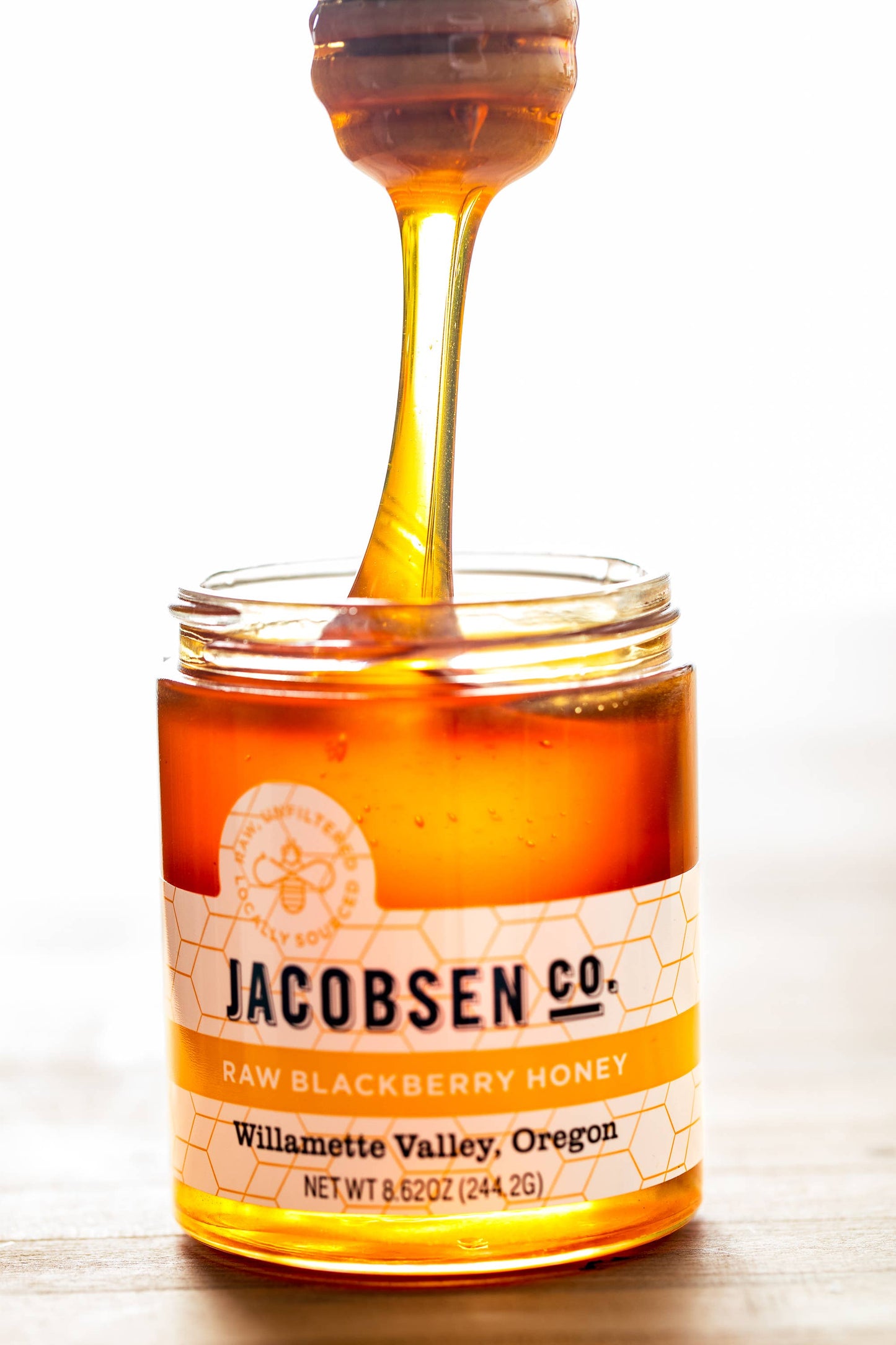 Jacobsen Co. Raw Blackberry Honey - Single Origin Honey