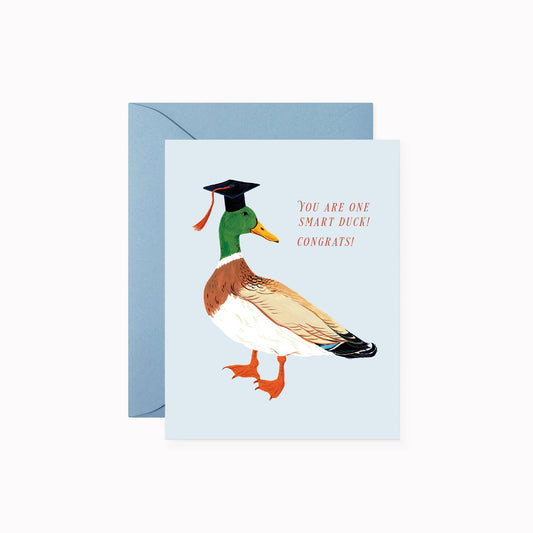 Botanica Paper Co. Smart Duck Graduation Card