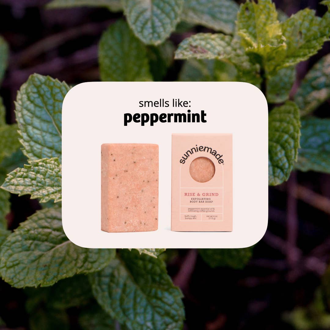 Sunniemade Rise & Grind Exfoliating Body Bar Soap