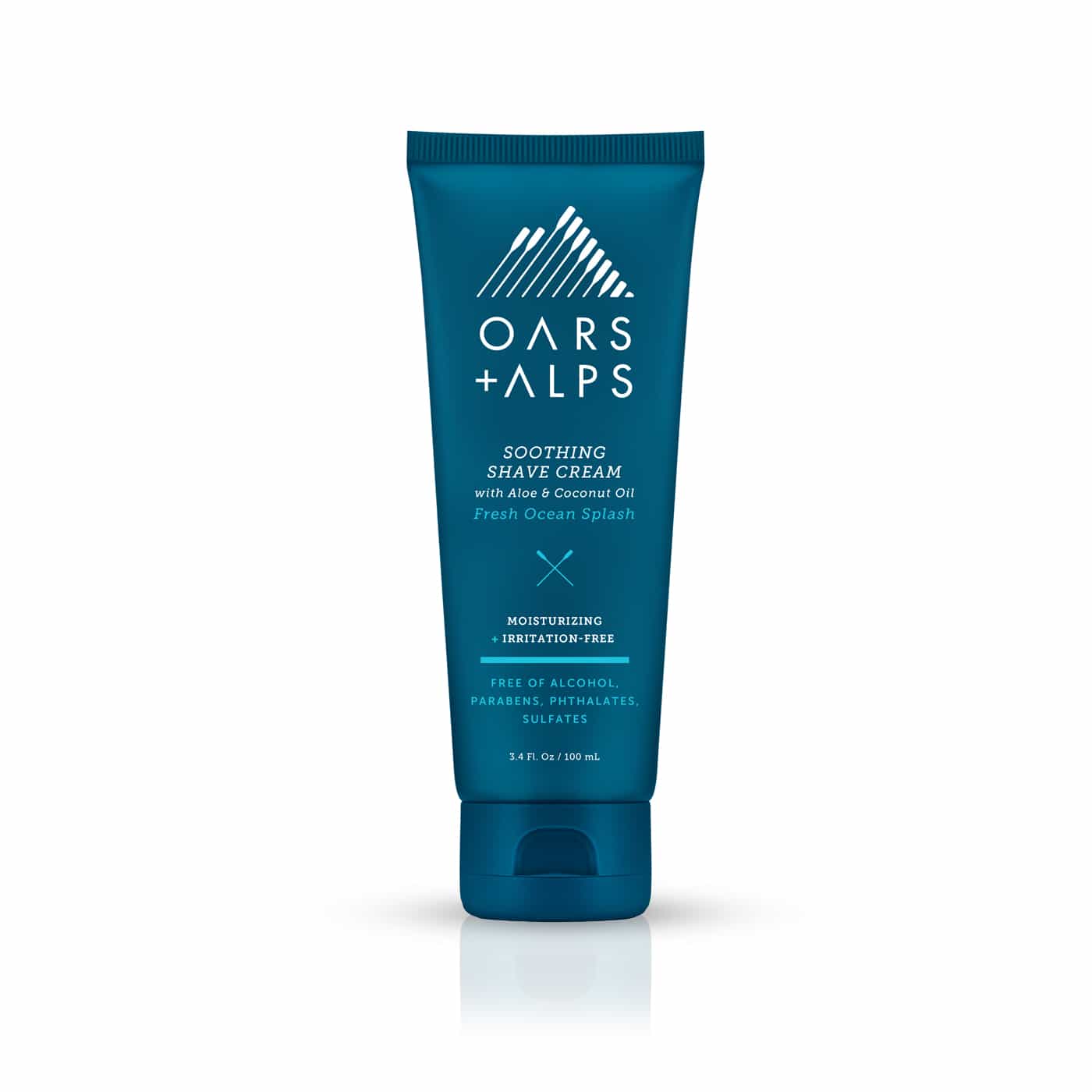 Oars + Alps Soothing Men's Shave Cream, with Vitamin E and Coconut Oil